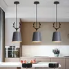 Pendant Lamps Modern Nordic Wood Antler Lights Simple Led Hanging Lighting Lamp Fixture Kitchen Island Bar Children's Room Home Decor