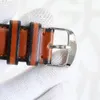 Zegarki męskie Mechanizm kwarcowy Chronograf Stoper Subtarcza Praca Vintage Skórzany pasek Świecący zegarek Czerwona twarz Splash Wodoodporny zegar analogowy Montre De Luxe