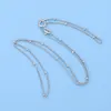 Chains 925 Sterling Silver Side Between Beads Chain Bone Fashion Without Pendant Nude