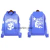 Men Designer Hoodie Hellstar Studios Blue Yoga Mens and Womens Hooded Sweatshirt Womens Hellstars Shirt American Casual Loudspeaker Pants 861