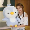 Jouets en peluche pingouin pour Couple, Animal en peluche, oreiller de câlin, poupées pingouin douces et mignonnes, cadeau de noël pour bébé fille, vente en gros