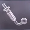 Limpar pirex vidro queimador de óleo tubo de óleo prego queima concentrado tubos vaporizador água bubbler ferramenta transparente fumar tubo com od 30mm bj