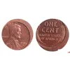 Искусство и ремесла Us Wheat Penny Head 5 шт. Различные ошибки со смещением от центра Аксессуары для подвесок для рукоделия Копирование монет Прямая доставка домой G Dhonc