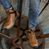 안전 신발 방수 방수 거절 된 컬러 안전 신발 남성 강철 발가락 작업 부츠 유니탄 하이킹 트레일 안티 스모쉬 비 슬립 보타 플랫폼 부츠 Hombre 231120