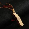 Hanger kettingen roestvrijstalen kaart van togolaise togo keten sieraden