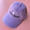 Ball Caps 100 bawełniany Purple Future Ghost Sport Hap Spooky Doodle Club liliak haftowany tata Hats Fashion Baseball Cap Unisex J230421