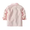 의류 세트 LZH 유아 아기 소년 드레스 정장 넥타이 셔츠 줄무늬 조끼 바지 3pcs 신사 의상 아이 어린이