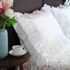 Pillow Vintage Cases Lace Ruffle Handmade Designer For Bedding Linen Cover Cake Layers Pillowcase Throw Pillows