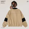 Abbigliamento firmato Felpe con cappuccio Felpe Rhude Woolen Fleece Letter Embroidery American High Street Fashion Brand Contrast Loose Loose Polo Maglione Cappotto