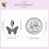 Loose Gemstones BAMOER 925 Sterling Silver Vintage Butterfly Pendant Fit For DIY Making Bracelet & Bangle Retro Pattern Charm Fine Jewelry