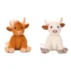 Tillverkare grossist 2-färg 25 cm Highland Cow Lovel