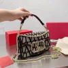 Bolso de diseñador 2023 Moda Mujer Crossbody Cadena Hombro Tote Bolsas Top Calidad Mujeres Loco Vsling Bolsos Valen Carta Tinoise Totes de lujo Cartera de diseñador 001 #