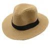 Panama Straw Bucket Hats Wide Brimmed Summer Beach Caps For Adults Mange Womens UA Sun Visor Neck Protection Unisex Couples Classic Design