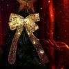 Kerstversiering Lint Fairy Licht Decoratie Boom Ornamenten Voor Thuis Xmas Lichtslingers Navidad Decors Jaar 2024 231120