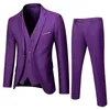 Męskie garnitury Blazery (kamizelka z kurtkami) kombinezon biznesowy trzyczęściowy pary marynarki ślubny / profesjonalny bankiet marki odzieży roboczej