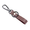 7 Color Leather Keychains Pendant Vintage Real Cowhide Car Key Ring Luggage Decoration Keychain Creative Gift