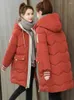 Trench da donna Giacca invernale da donna Parka lungo Giacche spesse e calde Cappotto casual antivento Piumino femminile in cotone Parka imbottito