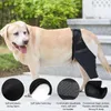 Haustier-Kniebandage für Hunde, verstellbar, multifunktionale Schutzausrüstung mit magischen Aufklebern für die Wundheilung