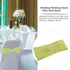 Chair Covers Portable Chairs Weeding Bands Wedding Decoration Romantic Elegant Ribbons Sashes Stretchy Belt