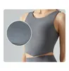 LL Women Yoga Sport Bras Crop Top Bodycon Tank for Fitness Bras Girl High Elasticity Sport Tank Irregular Shape Running Gym DSG456