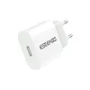 ESEEKGO ES38 1 * Type-C PD20W Adaptador de viagem Carregador de parede da UE para laptops Tablets Celulares Plugue de parede de viagem Carregadores rápidos em caixa de varejo