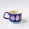 Tasses style japonais en céramique suspendus oreille gobelet eau verre tasse tasses à café couleur créative tasse lait amoureux'mugs Kawaii S lunettes