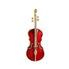 Broches Broches Exquise Violon Broche Rétro Instrument de Musique Broches Pour Hommes Femmes Costume Vêtements Accessoires Cadeau De Fête Z0421