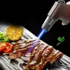 Senaste professionell fackla jet BBQ -tändare 5 färger Scorch Flame Chef Cooking Refillerbar Picnic Butane Gas Lighter For Kitchen Smoking Tools