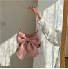 Evening Bags Spring Summer 2023 Purses And Handbags Lovely Sweet Big Bow Shoulder Women Casual Open Pocket Lolita