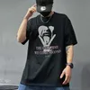 デザイナーファッション衣類 Tシャツ Tシャツアメリカン Rhude ポートレートプリント漫画サインハイストリート夏ルーズ半袖 Tシャツ男性女性トップスストリートヒップホップ