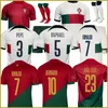 23/24 Portugal Soccer Sports FC Jerseys de Futebols Felix Pepe Bermardo B.fernandes Camisa Joao 22 23 J.Moutinho Football Shirt Men Kit Kit Ar Lidya Victoryss