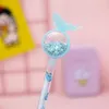 Party Favor 5pcs Śliczny brokat Butterfly Neutral Pen Treat Treat Dzieci Urodziny Favours Wedding Druhna Dift Guest Dift Girl Pinata Fill Giveaway