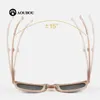 Sunglasses TR90 Beneunder Folding Outdoor Travel Portable Anti Glasses Air Cushion Mirror Box Can Adjust The Temple Size 231121