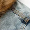 Erkek yün harmanları kış erkek denim ceket gündelik kalın sıcak jean dış giyim ceketleri sokak tarzı denim katlar erkek artı kadife kot pantolon 6xl 231117