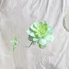 Decorative Flowers Realistic Wedding Celebration Artificial Flower Multi-petal Fake Succulent Plant Weather-resistant Home Decor