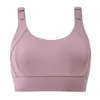 Yoga Outfit Women V-Neck Bra Plus Size Cropped Top Female Lingerie Sexy Woman's Underwear Tube Tops Girls Push Up Active Bras