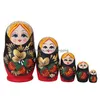 Bambole 5 strati Matrioska bambola di legno Stberry ragazze russe nidificazione per regali per bambini Decorazione domestica298R7508384 Consegna di consegna giocattoli Acce Dhpyg