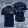 Męskie tshirts WRC i damska załoga szyi uliczna moda moda moda 3D druk motorowy Rajd 230420