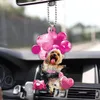 Figurines décoratives Chien Pendentif Voiture Suspendu Ornement Pâte Bol Remplissage Noël