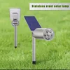 Solar Lights Waterproof 6 LEDs Spotlight Outdoor Adjustable Landscape Light Security Lighting For Patio Deck Yard Garden