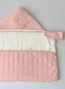 Decken bestickt Bär Baby Winter Fleece geboren Träger tragen Decke warm Mantel Kleinkind Säugling winddicht Kinderwagen Abdeckung