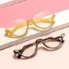 Sunglasses Diamond-encrusted Mirror Half Frame Fashion Trend Ladies Eyeglasses European And American Wind Eye-catching