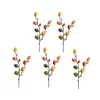 Decorazione per feste Uovo di Pasqua Picks Fiore Albero Rami artificiali Decor Decorazioni floreali Disposizione Ramo Uova Steli Ornamento falso