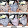 Scarves Women Floral Print Sun Protection Driving Shawl Silk Veil Suit Arm Warmers Anti-ultraviolet Sleeve