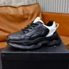 2023S Nieuwe mannen casual schoenen Bovenste koeienhuid stof wit zwart lederen sneaker lage top runner traienrs lace up luxe merk met doos 38-45EU fabriek