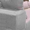Stol täcker 2 st soffa armstödet omslag grå soffa protektor universella möbler armstolar