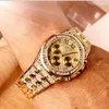 Wristwatches Selling Fashion Trend Full Of Stars And Diamonds Luxurious Men's Watch Grand Three Eye Set High-end Quartz