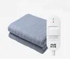 Koce łóżka ciepłe elektryczne koc termostat kontroler timera podwójna niska moc heizung