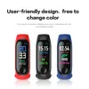 Hot Smart Band Fitness Tracker Watch Smartband Step Bracelet HR لـ iOS/Xiaomi/Honor PK Mi Band 3/4 Fit Bit 5 not xiomi