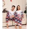 Família combinando roupas natal adulto criança 2023 s pijamas conjunto de roupas de bebê macacão casual sleepwear natal olhar pijamas 231120